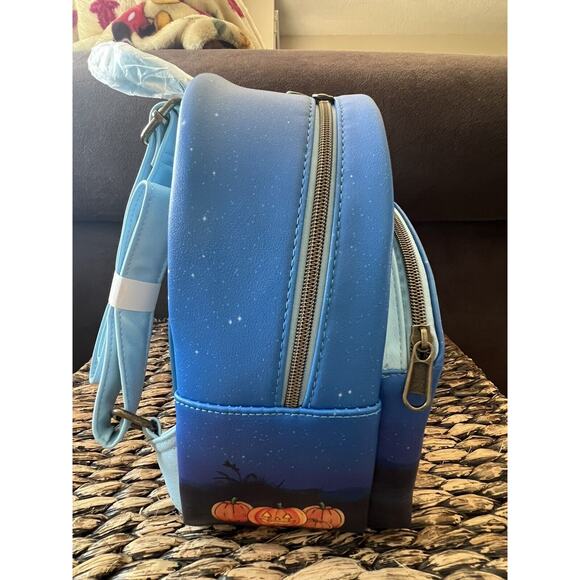 Loungefly Disney Winnie The Pooh Pumpkin Patch Mini Backpack - Picture 6 of 7